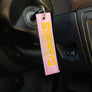Double-Sided Embroidered Drift Key Tag | Sideways Experience Japan x Ebisu Circuit