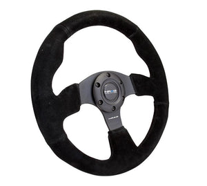 NRG "Race Style" Suede Steering Wheel with Black Stitch 320mm